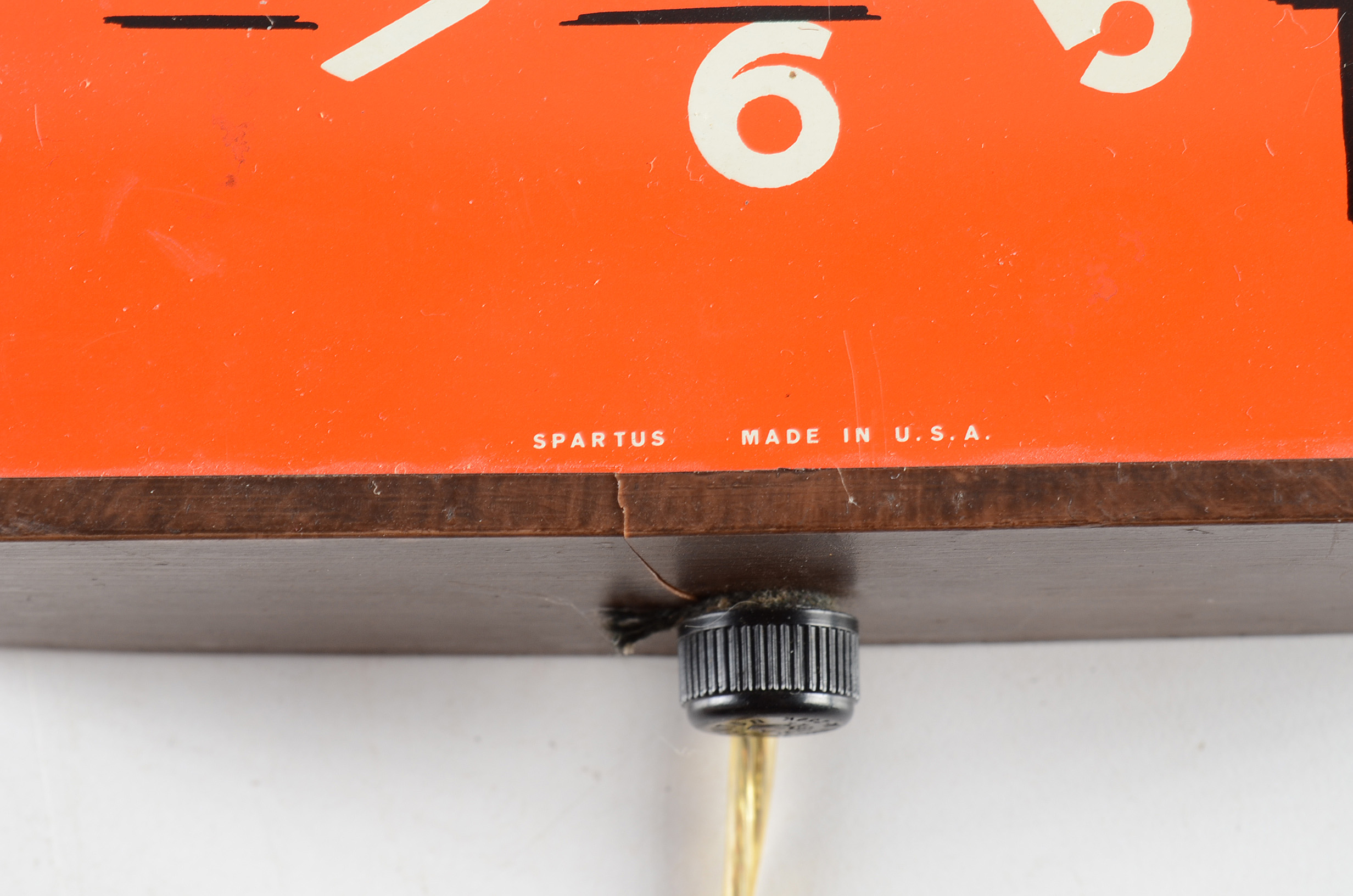 Retro Spartus Bar Illuminated Clock