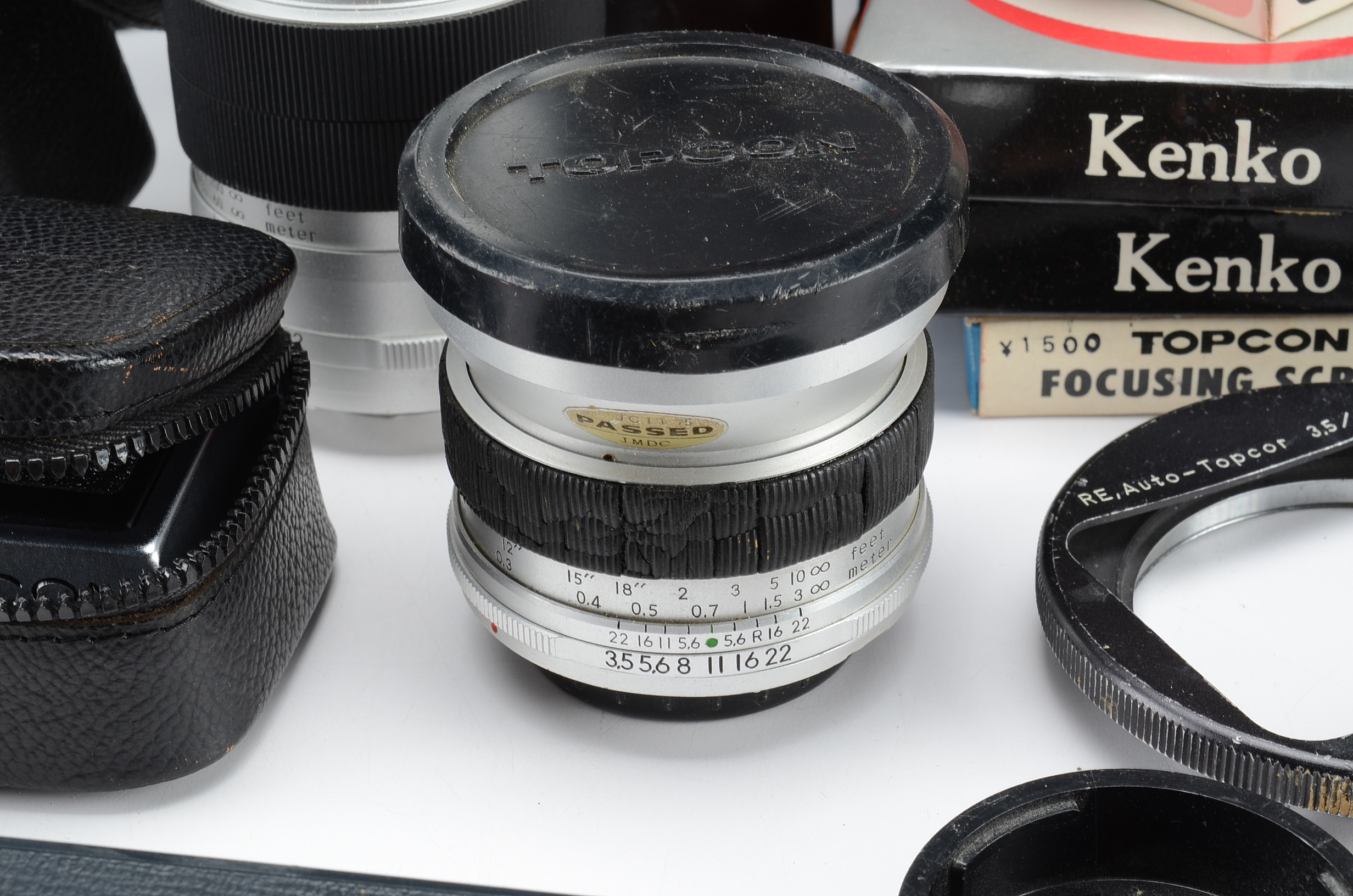 Vintage Topcon RE Super Camera Including Accessories