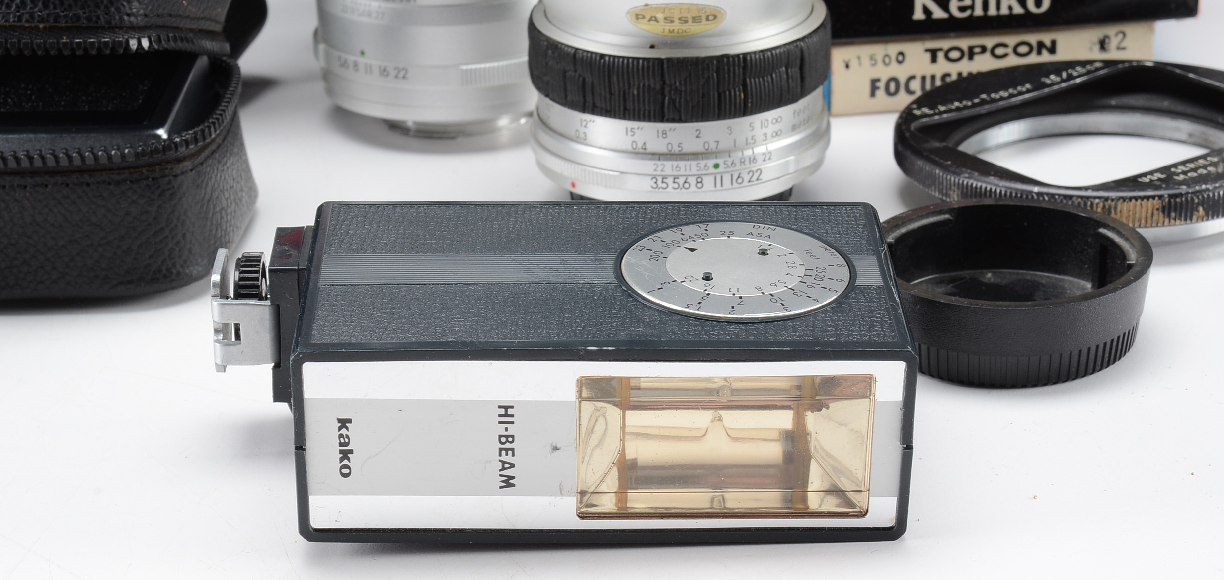 Vintage Topcon RE Super Camera Including Accessories