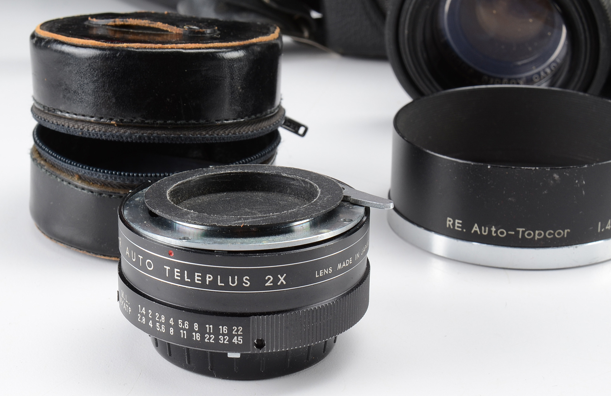 Vintage Topcon RE Super Camera Including Accessories