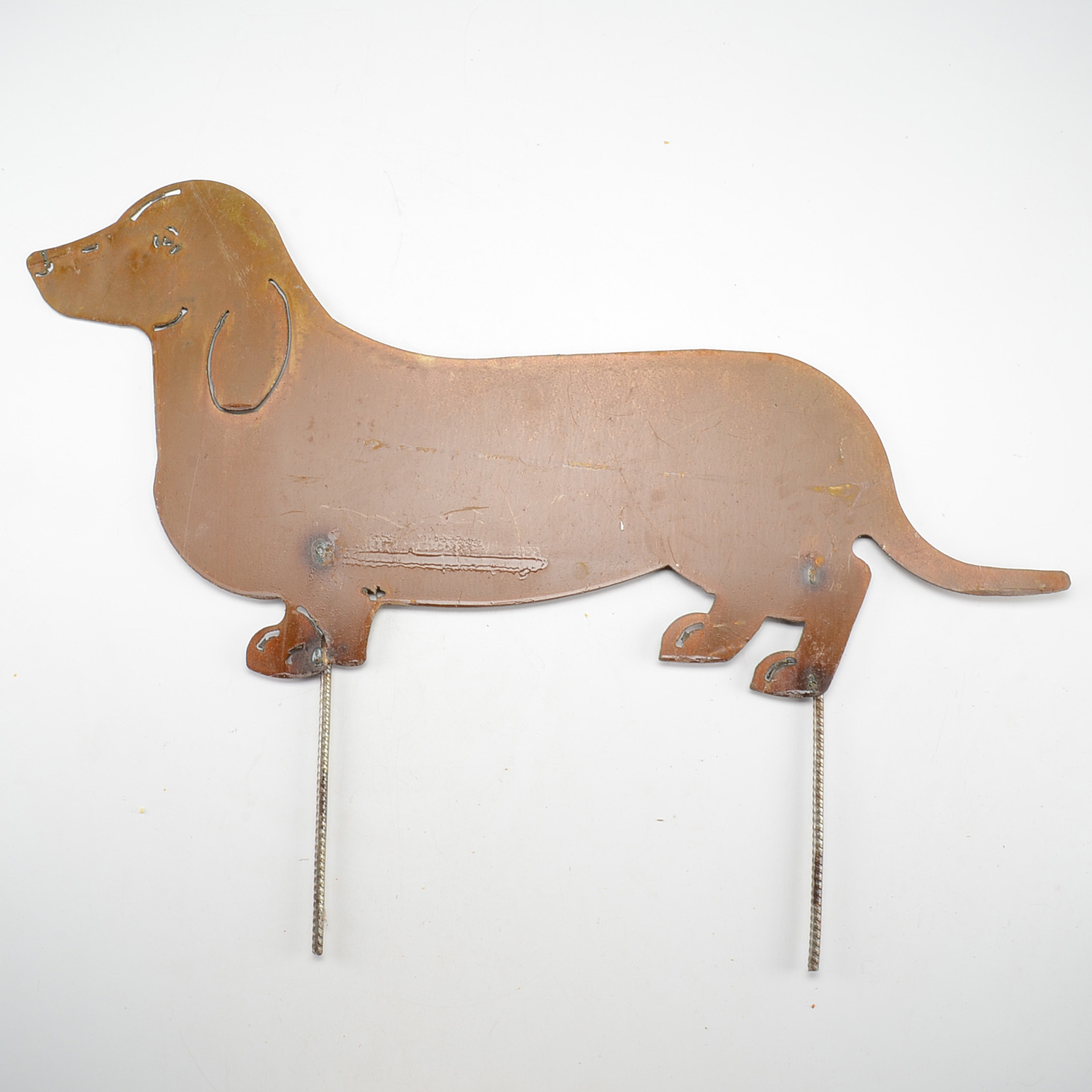 Cut Steel Dachshund Yard Decor