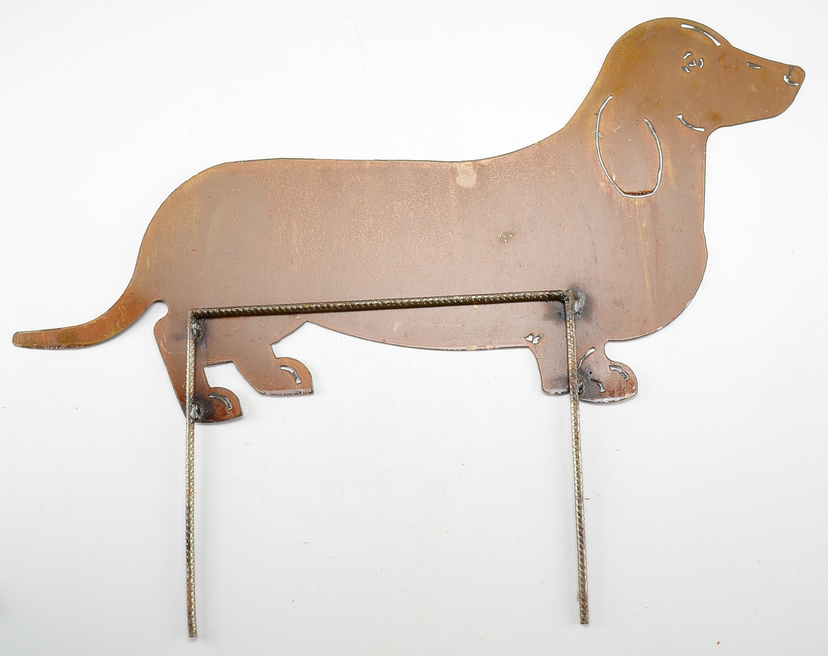 Cut Steel Dachshund Yard Decor