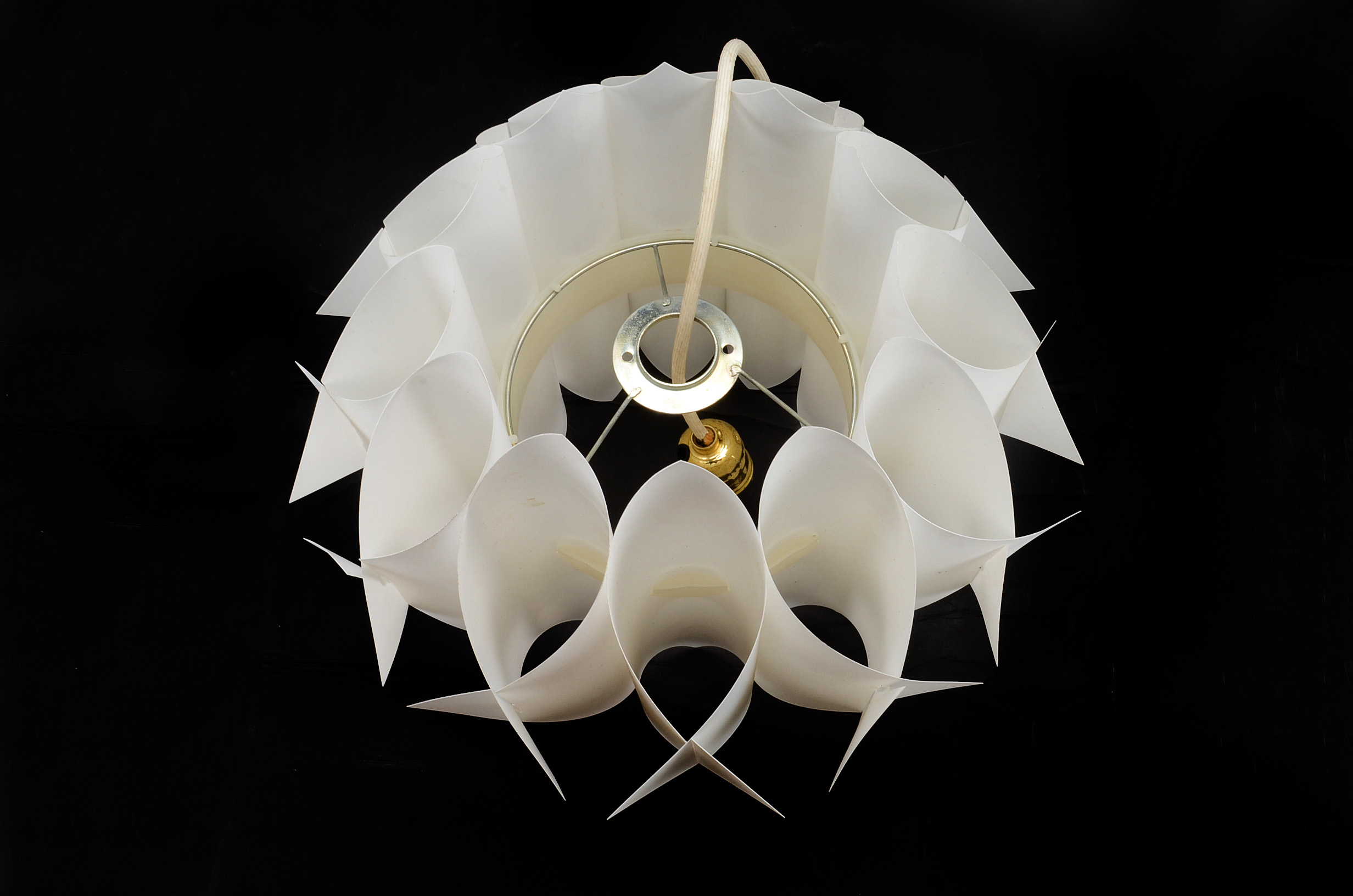 Mid Century Danish Hanging "Butterfly" Lamp