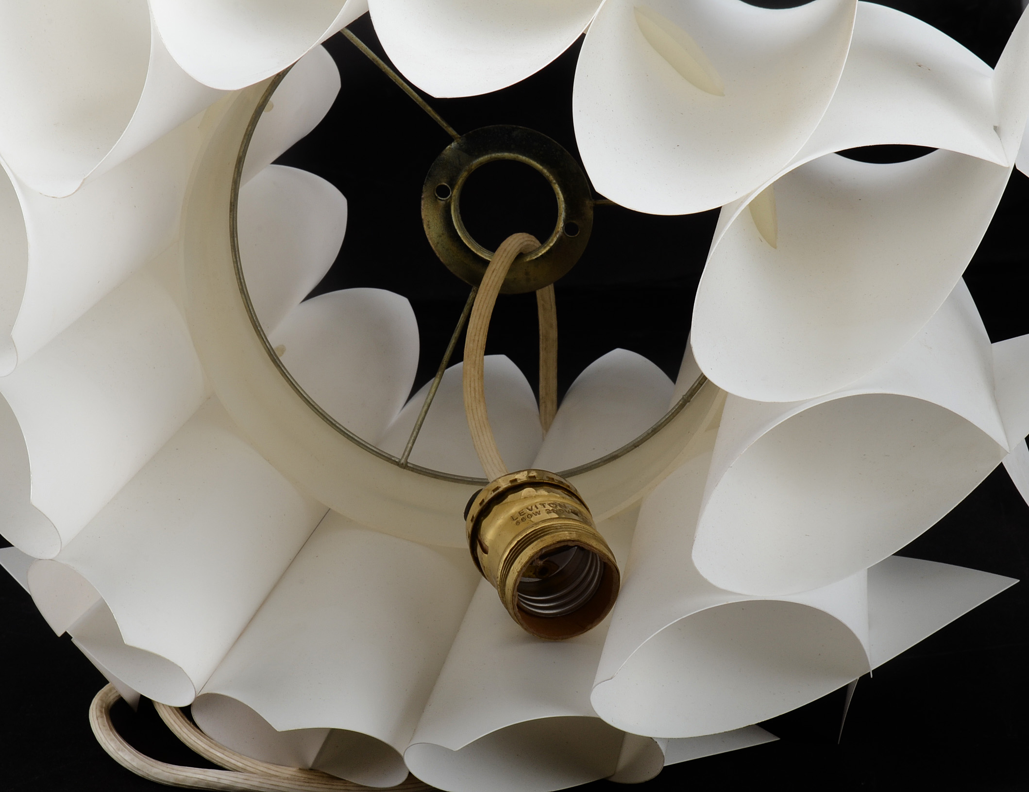 Mid Century Danish Hanging "Butterfly" Lamp