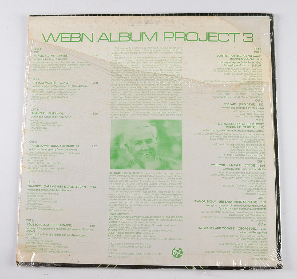 WEBN "Album Project 3" With Charley Harper Cover Art