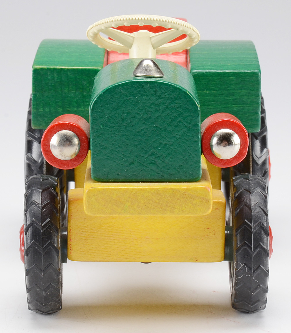 Vintage Painted Wooden Heros Toys