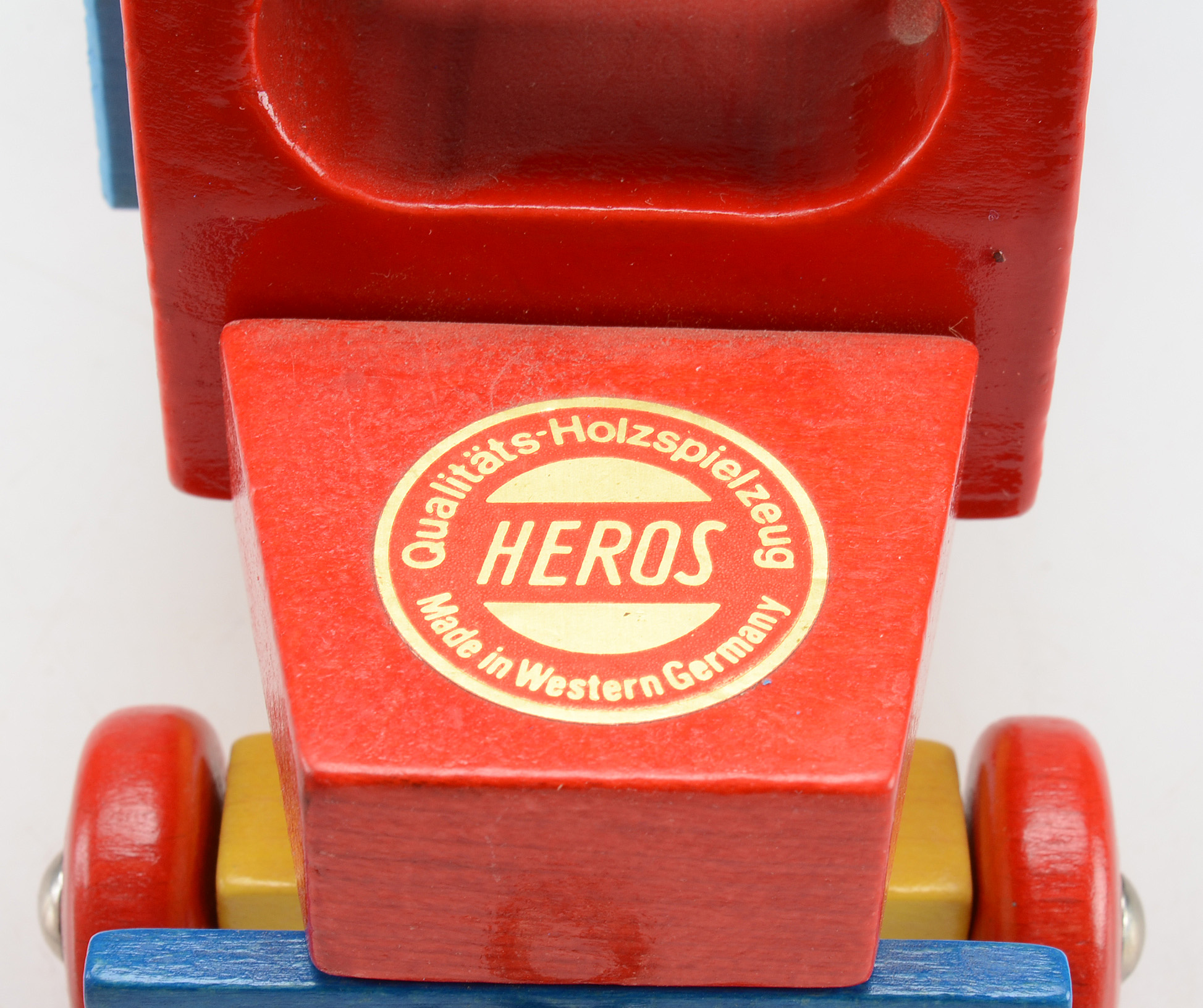 Vintage Painted Wooden Heros Toys
