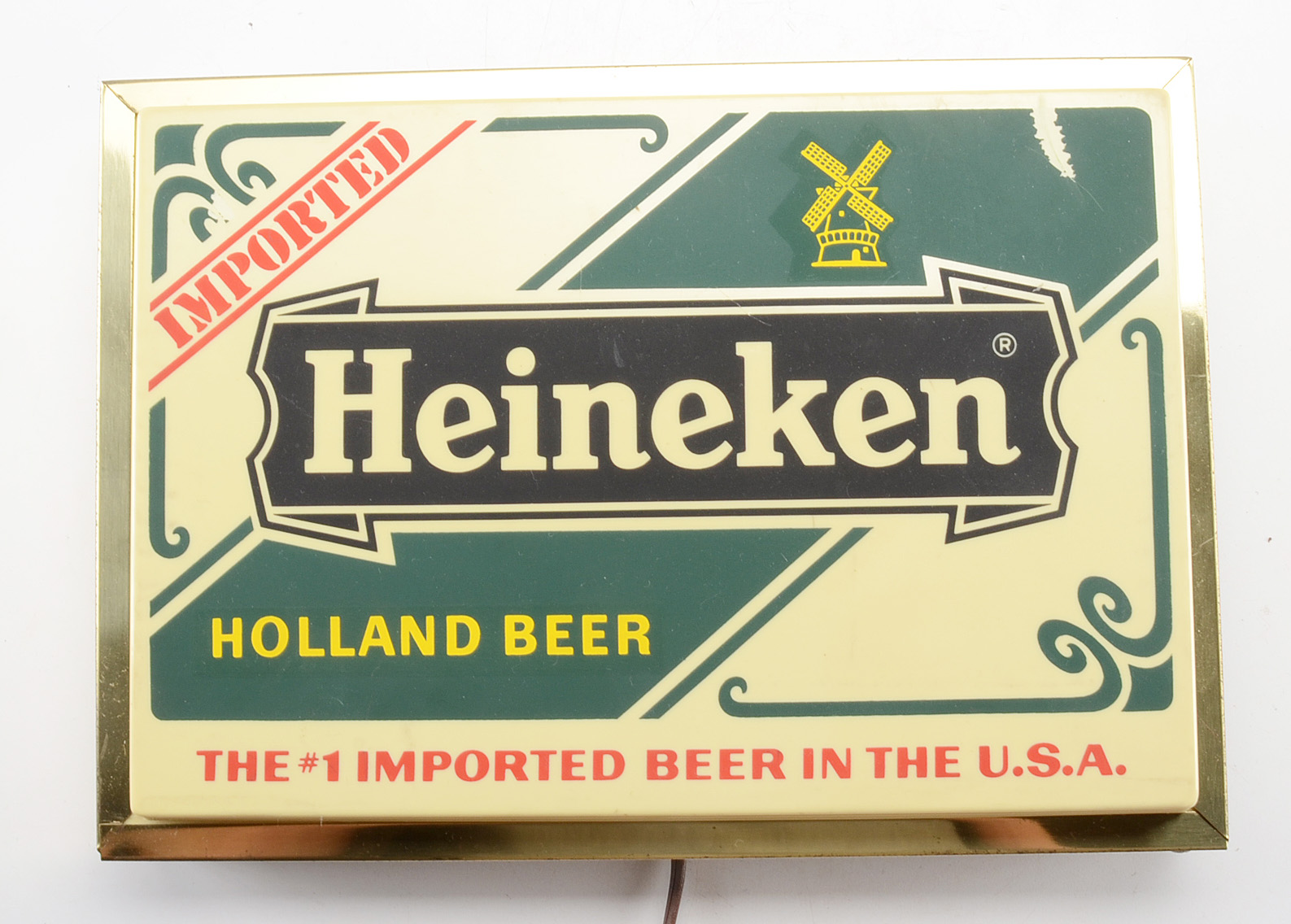 Lot of Heineken Beer Signs
