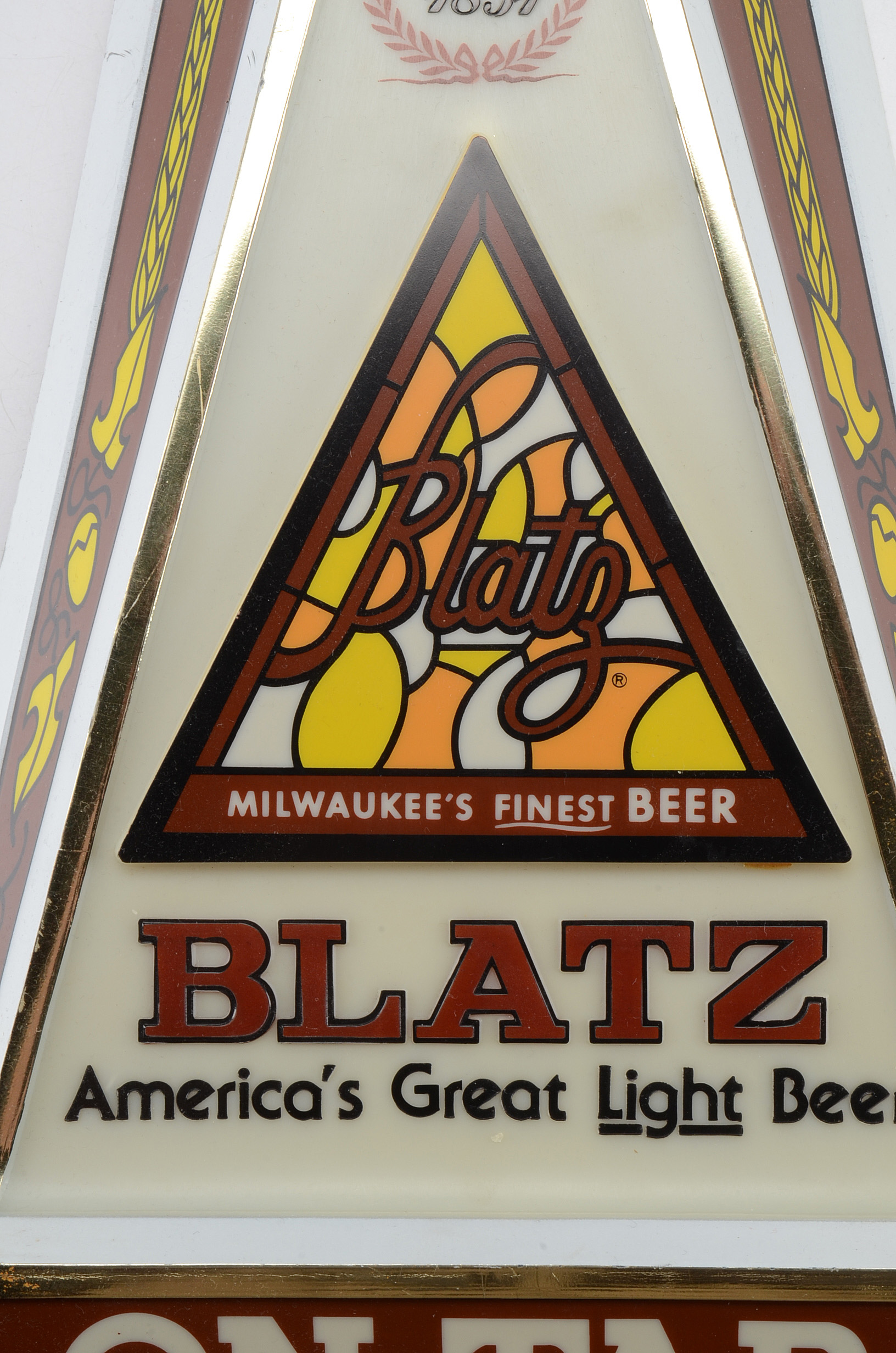 Blatz Beer Wall Sign