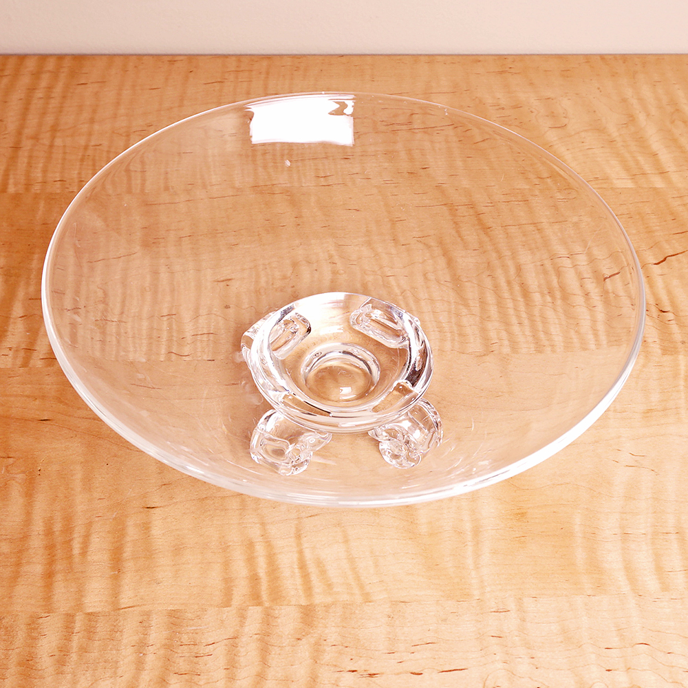 Steuben Footed Crystal Bowl