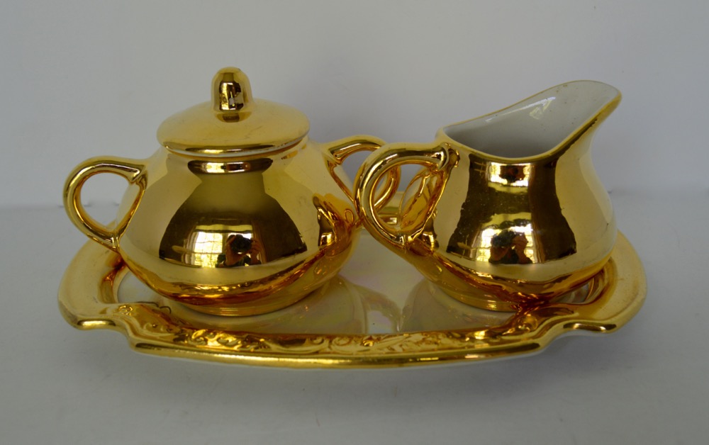 Wheeling 14K Gold Serving Pieces