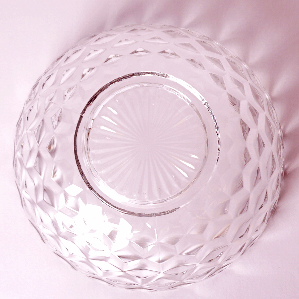 Fostoria "American" Footed Bowl and Modern Glass Bowl