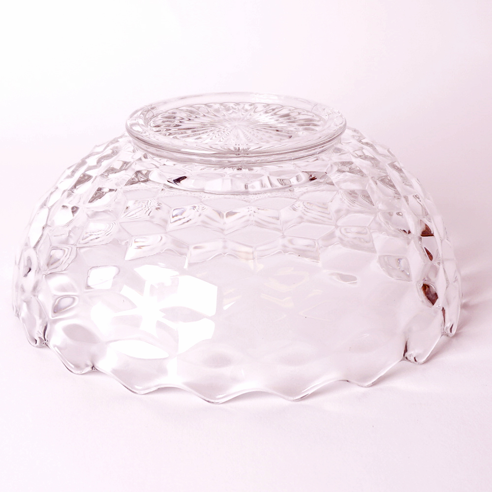 Fostoria "American" Footed Bowl and Modern Glass Bowl