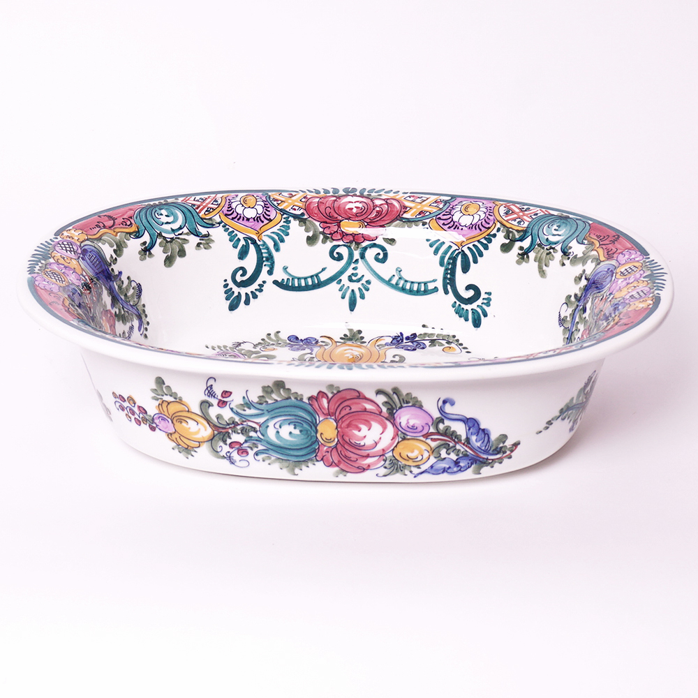 Hand Painted Serving Bowl from Greece