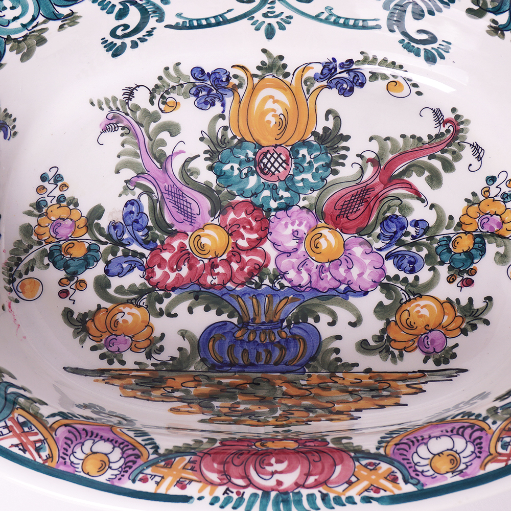 Hand Painted Serving Bowl from Greece