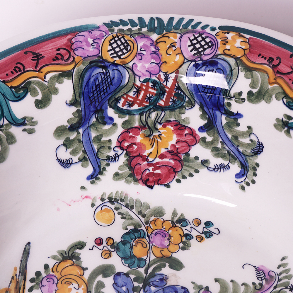 Hand Painted Serving Bowl from Greece