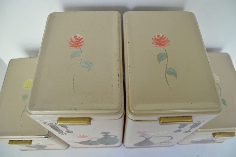 Vintage Ransburg Kitchen Canisters