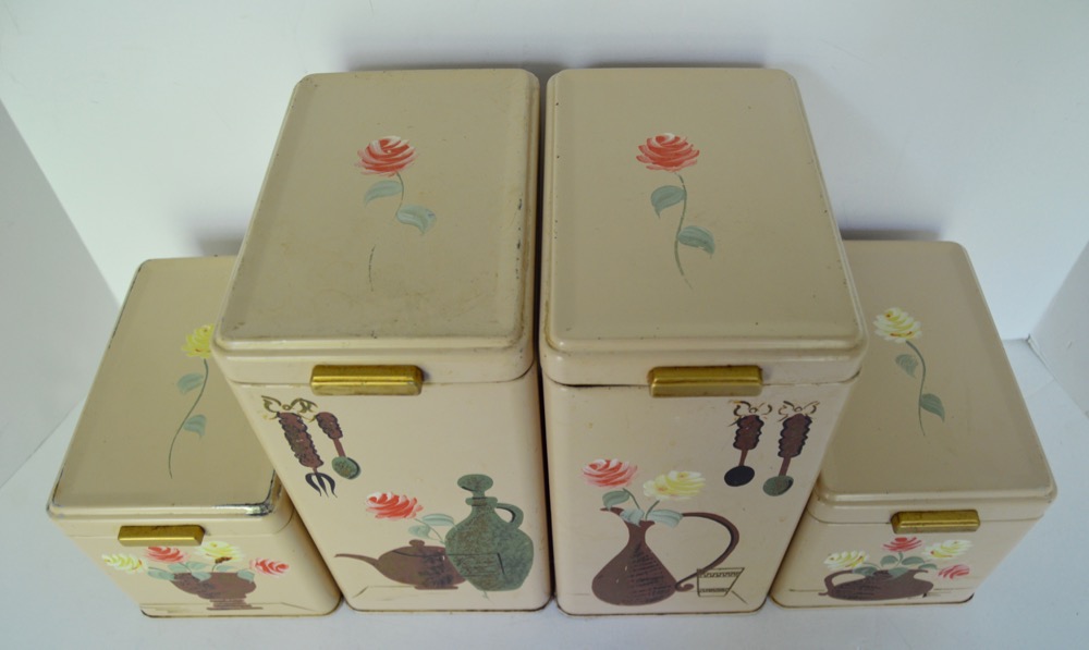 Vintage Ransburg Kitchen Canisters