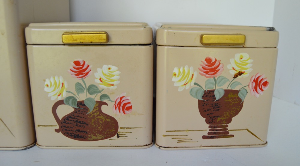 Vintage Ransburg Kitchen Canisters