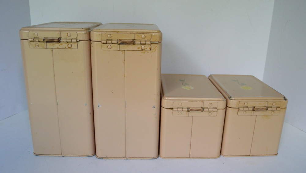 Vintage Ransburg Kitchen Canisters