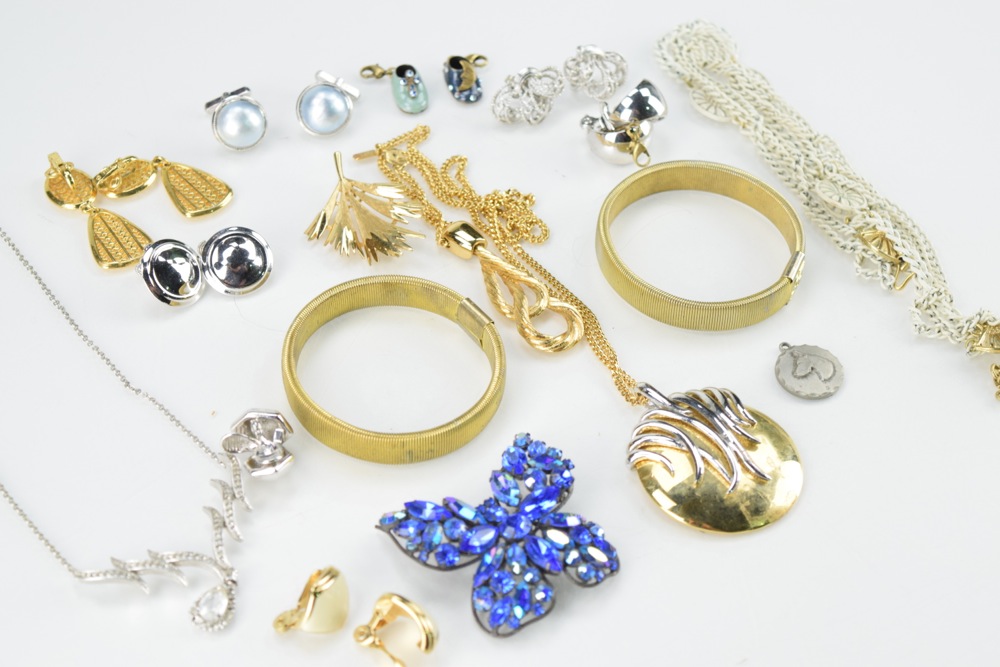 Vintage Signed Costume Jewelry