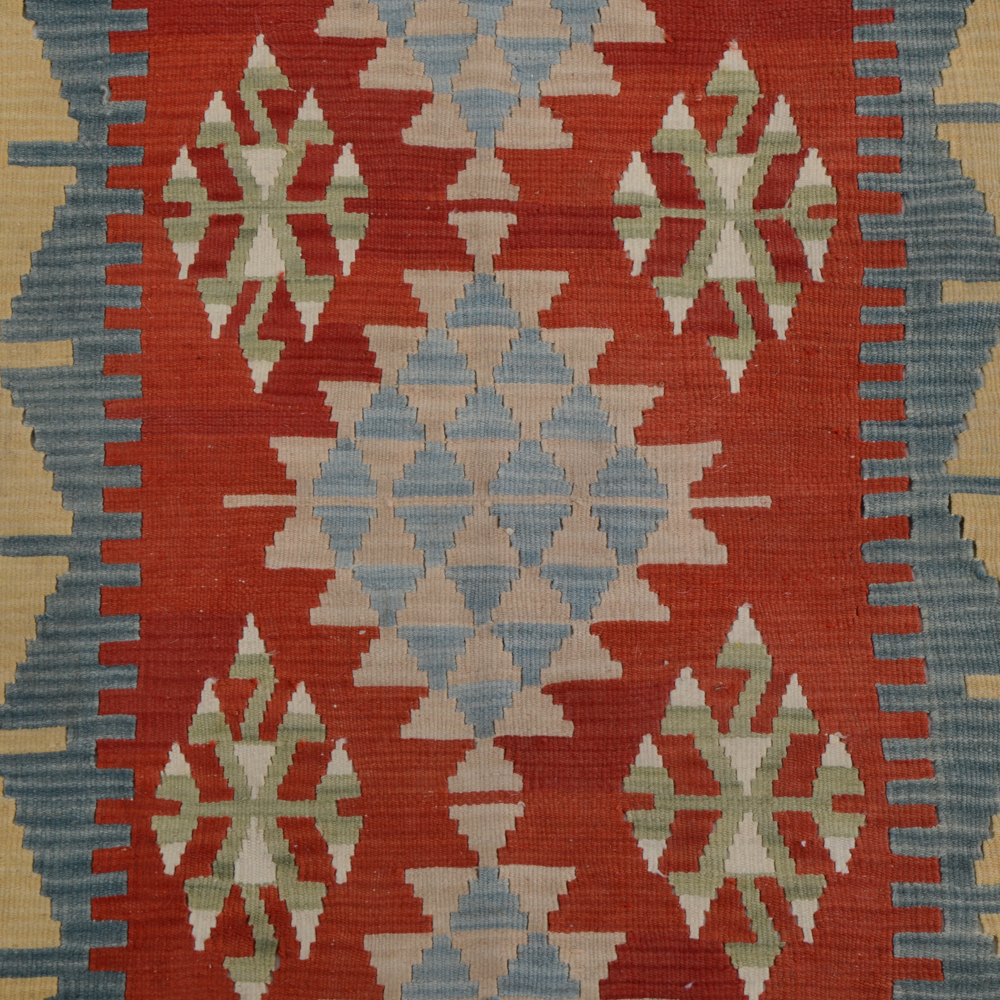 Handwoven Kazak Kilm
