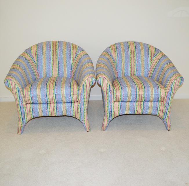 Pair of Custom Upholstered Chairs