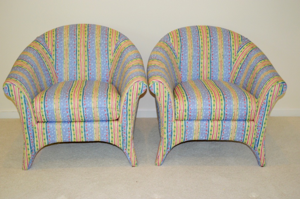 Pair of Custom Upholstered Chairs