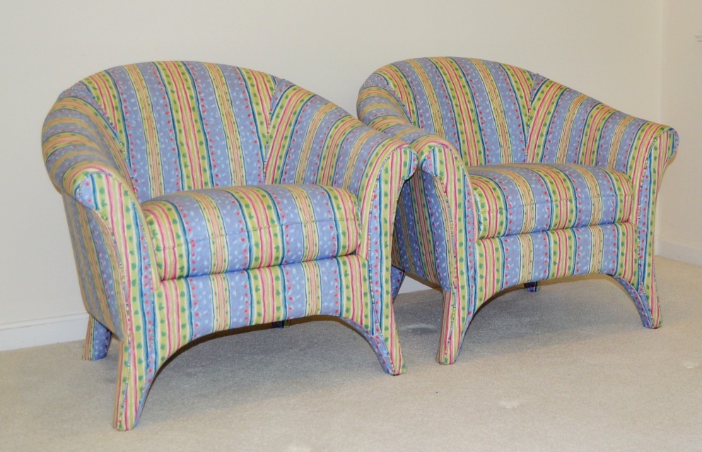 Pair of Custom Upholstered Chairs