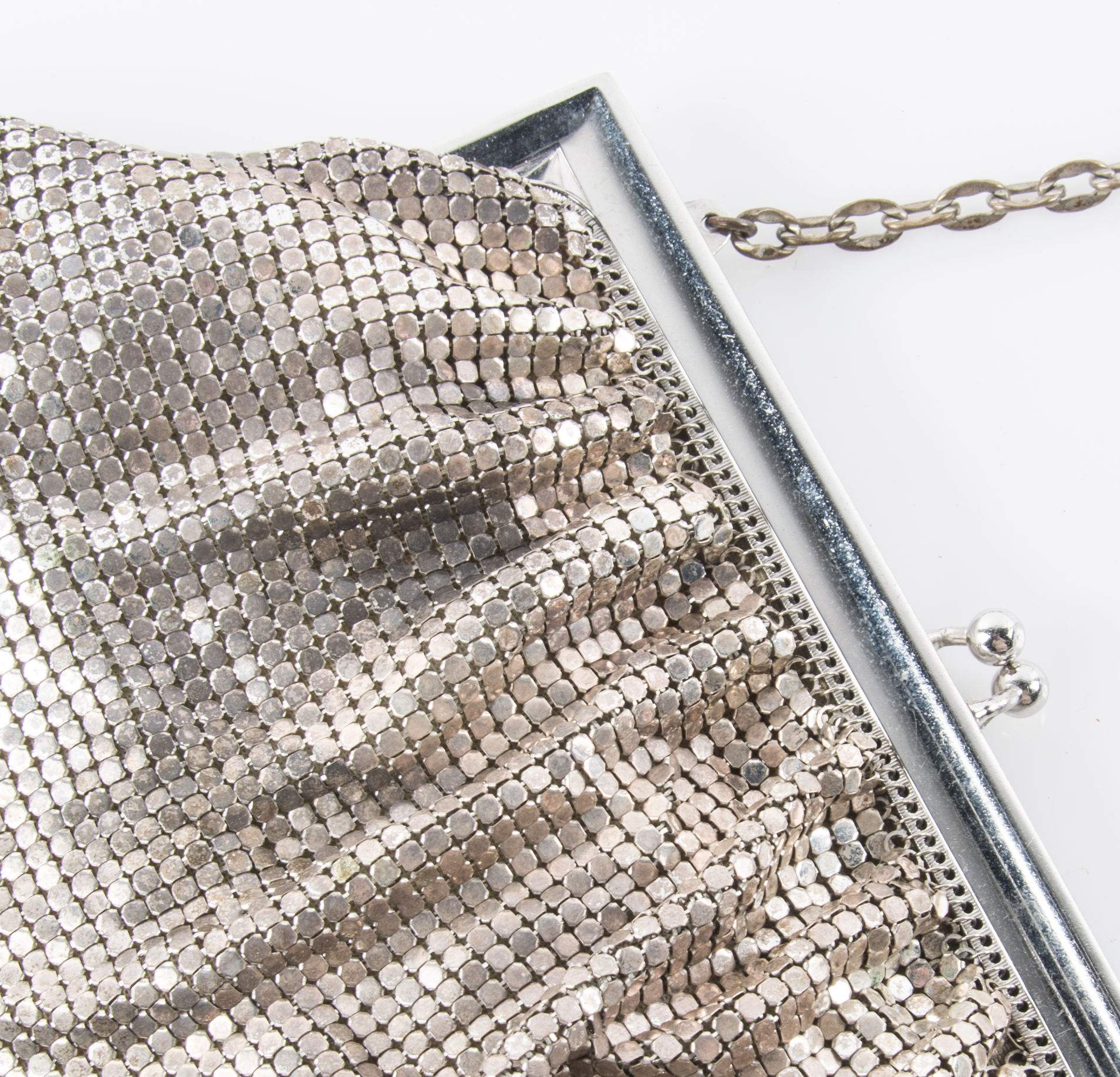 Vintage Whiting & Davis Silver Mesh purse