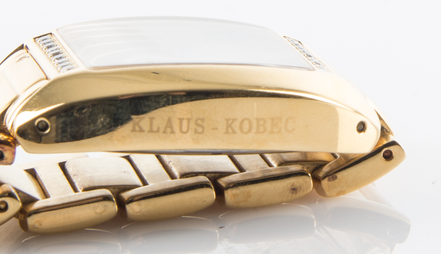 Men's Klaus Kobec Watch with 18 Brilliant Cut Diamonds