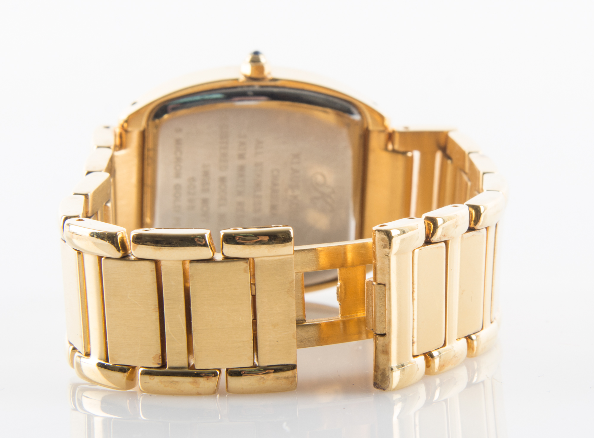 Men's Klaus Kobec Watch with 18 Brilliant Cut Diamonds