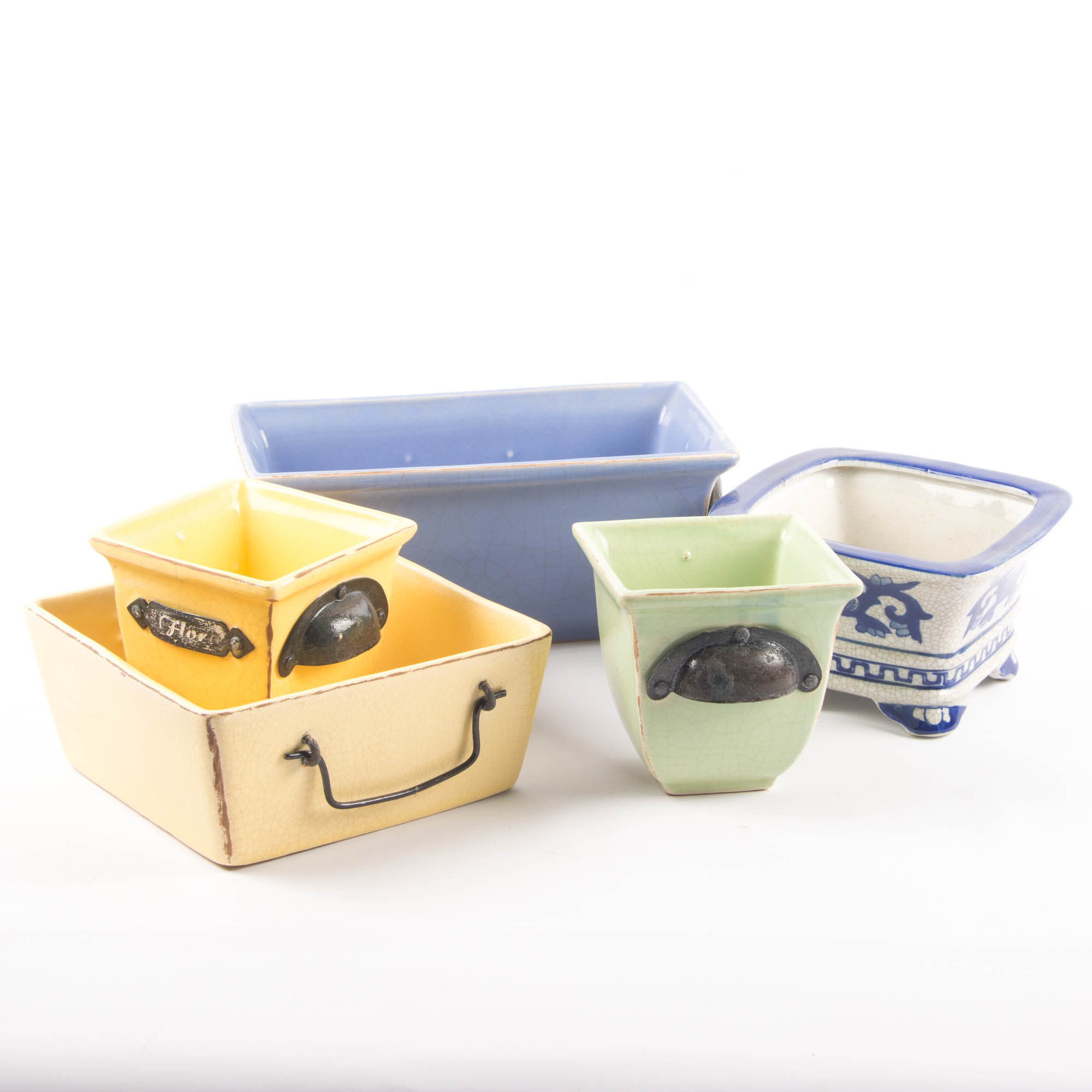 Collection of Ceramic Planters