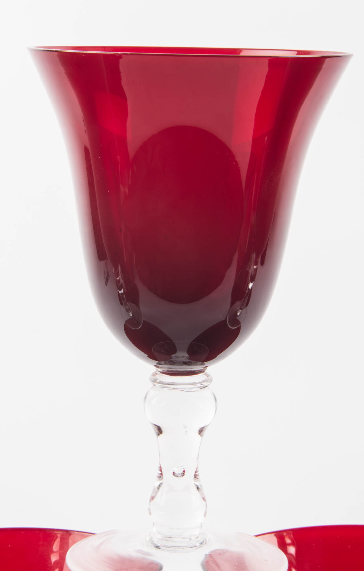 Red Glass Goblets