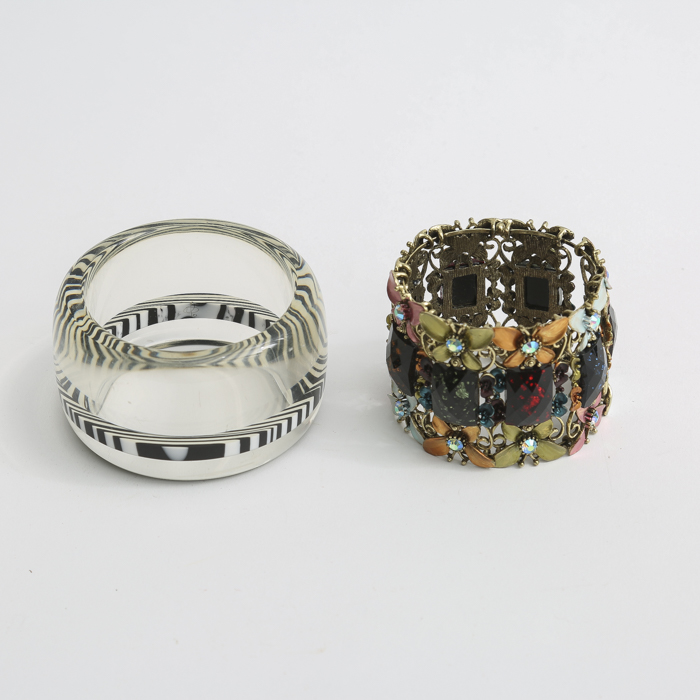 Two Wide Bangles