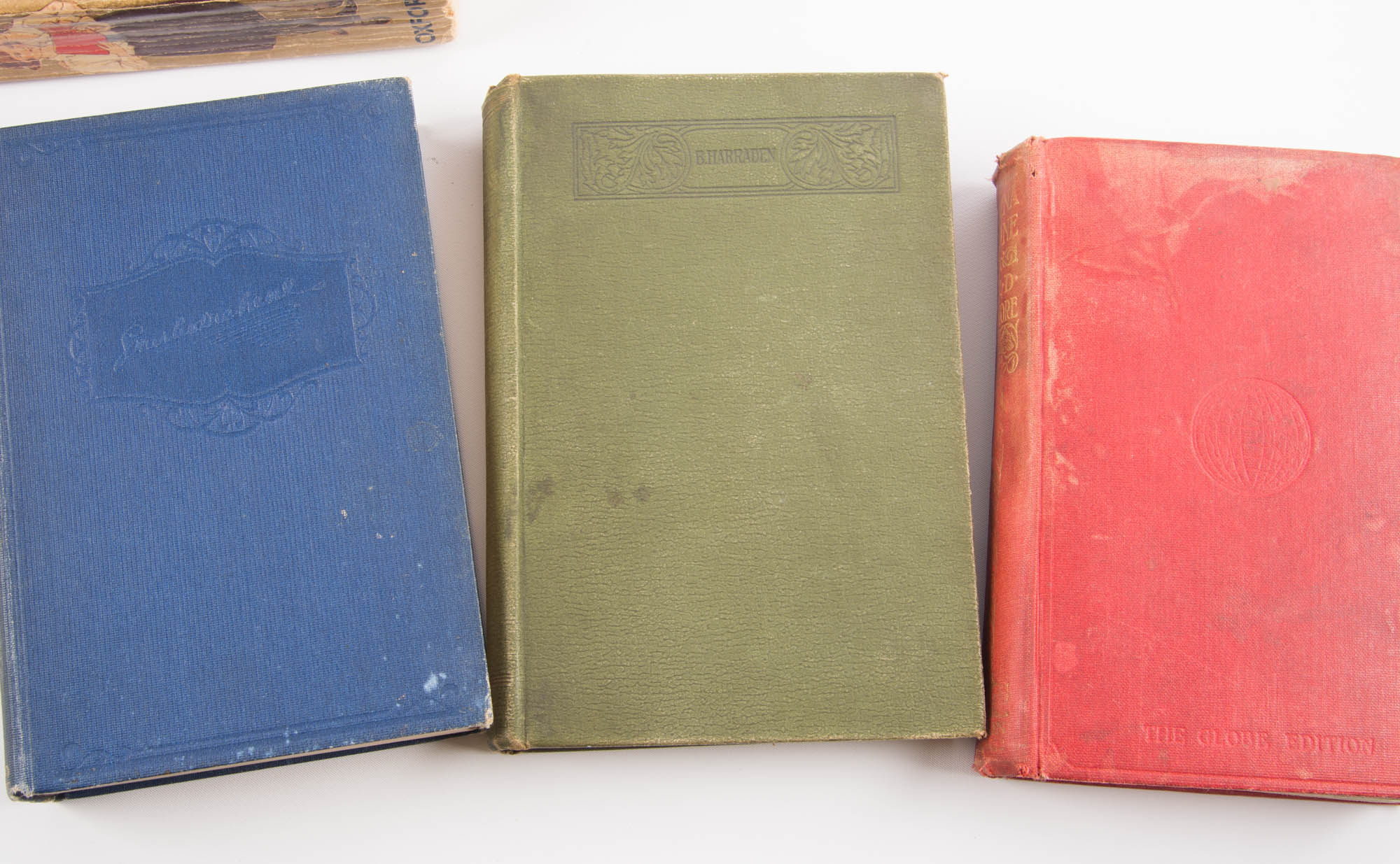 Collection of Antique Books Including "Nicolas Nickleby"