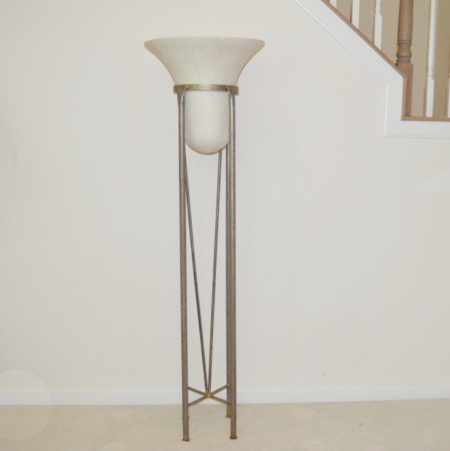 Floor Urn with Metal Stand