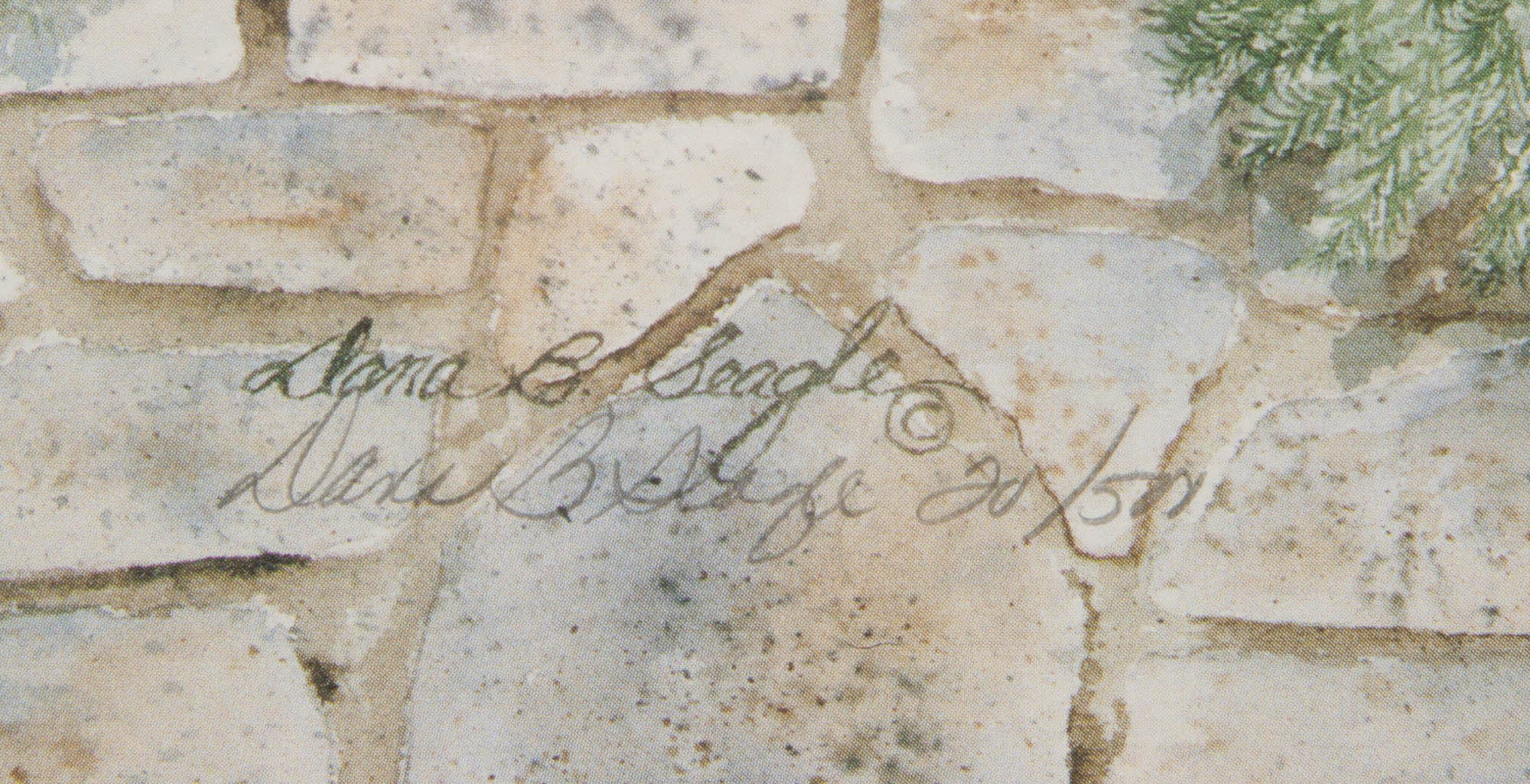 Signed Limited Edition Offset Lithograph by Dana B. Seagle