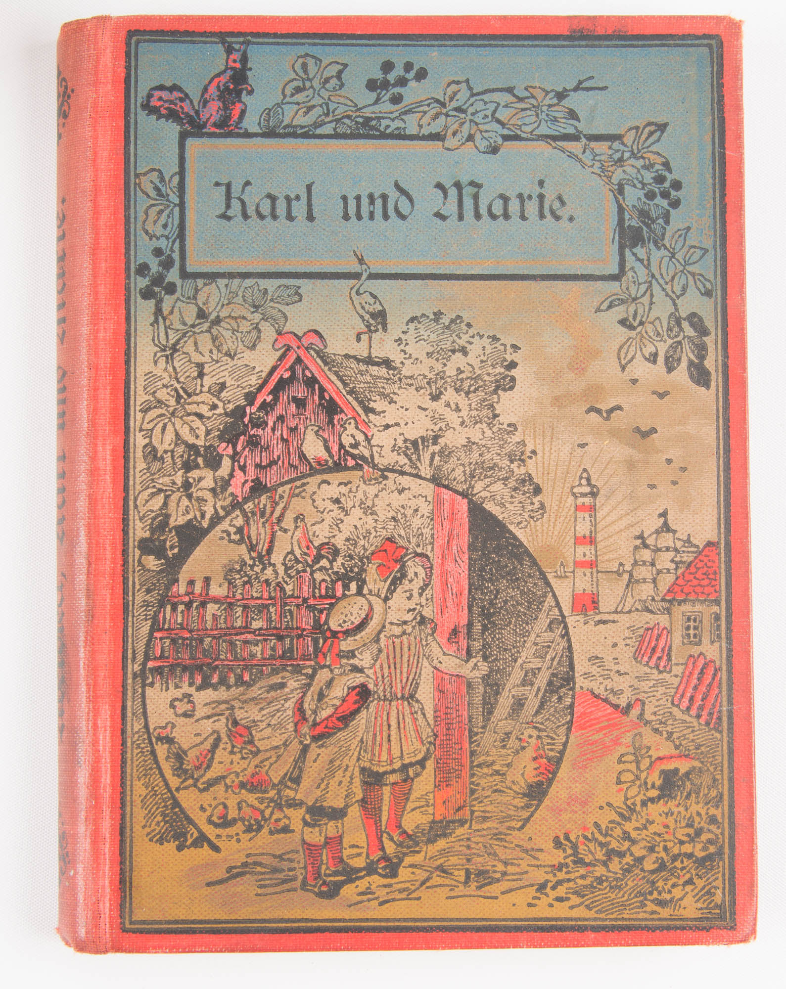 Pair of German Antique Books