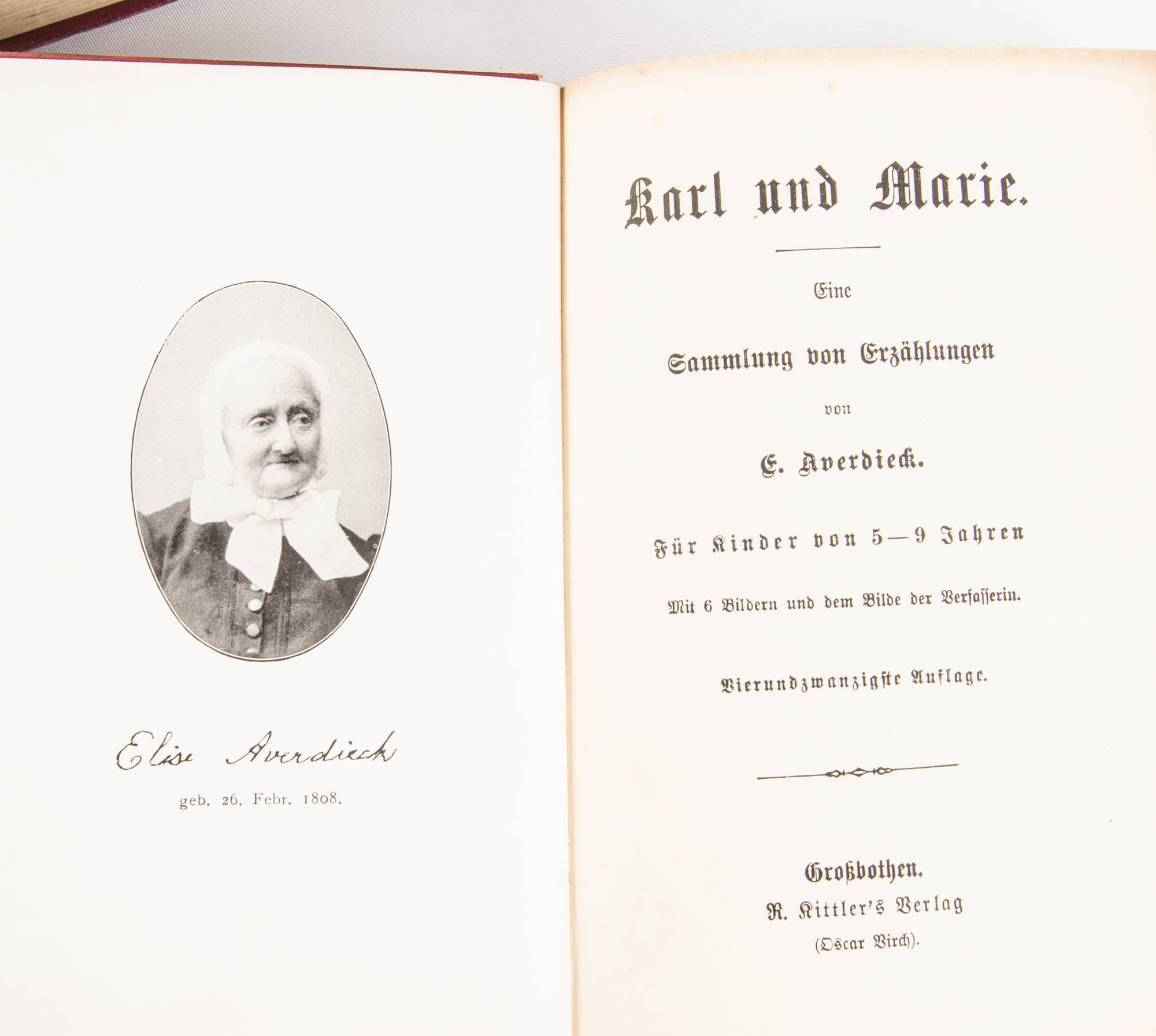 Pair of German Antique Books