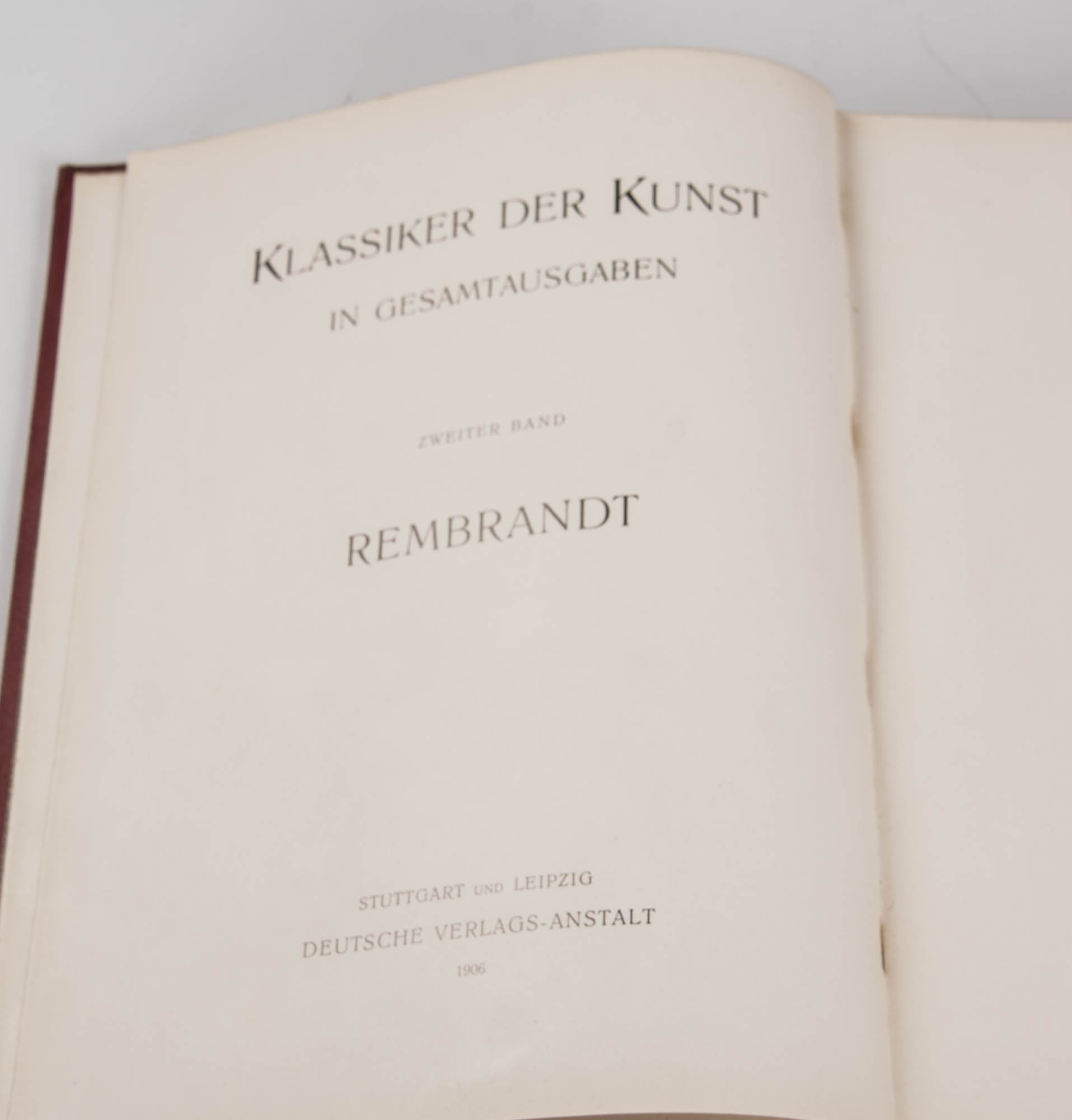 Pair of German Antique Books