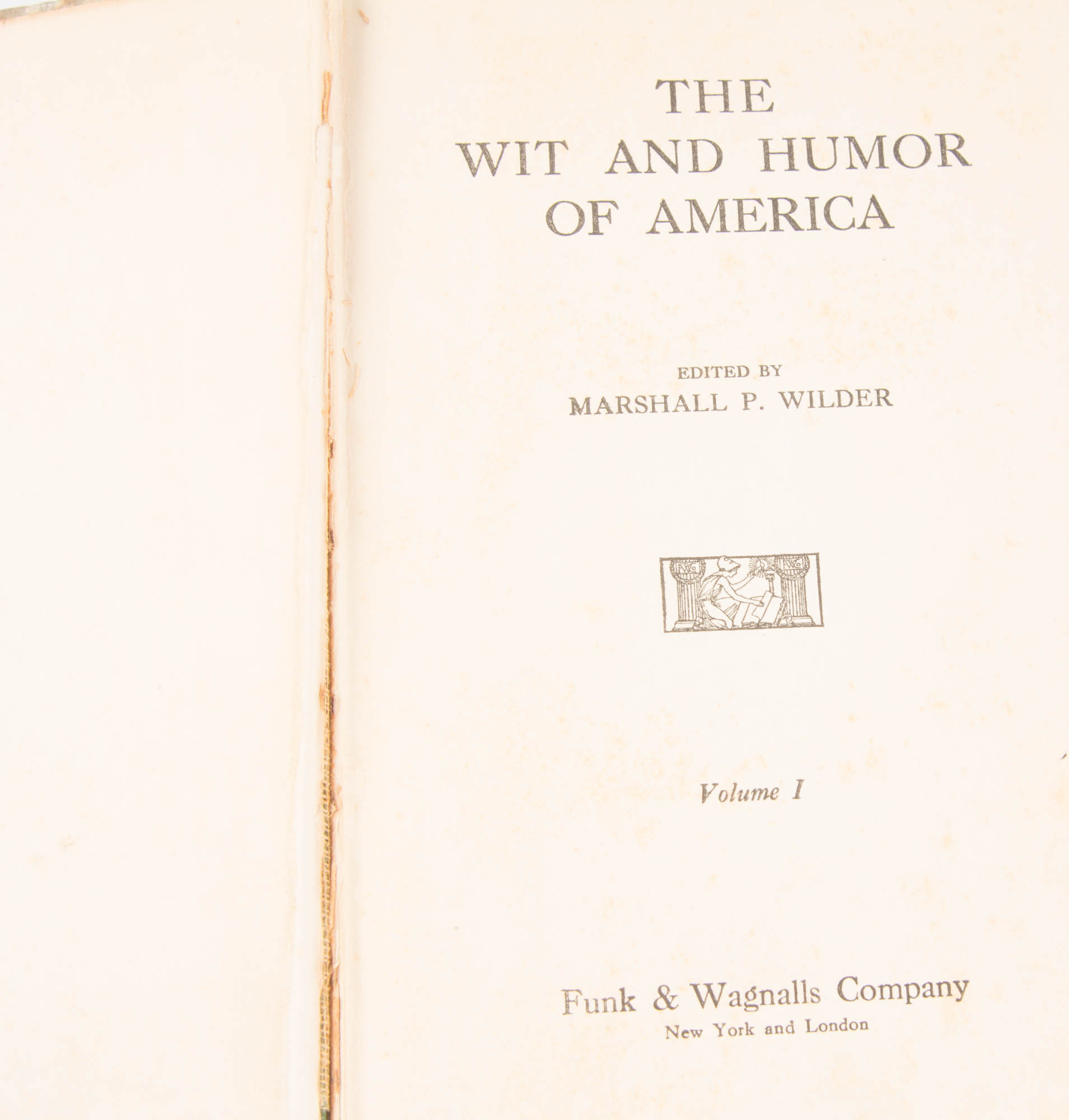 Set of  1911 Volumes of"The Wit and Humour of America"