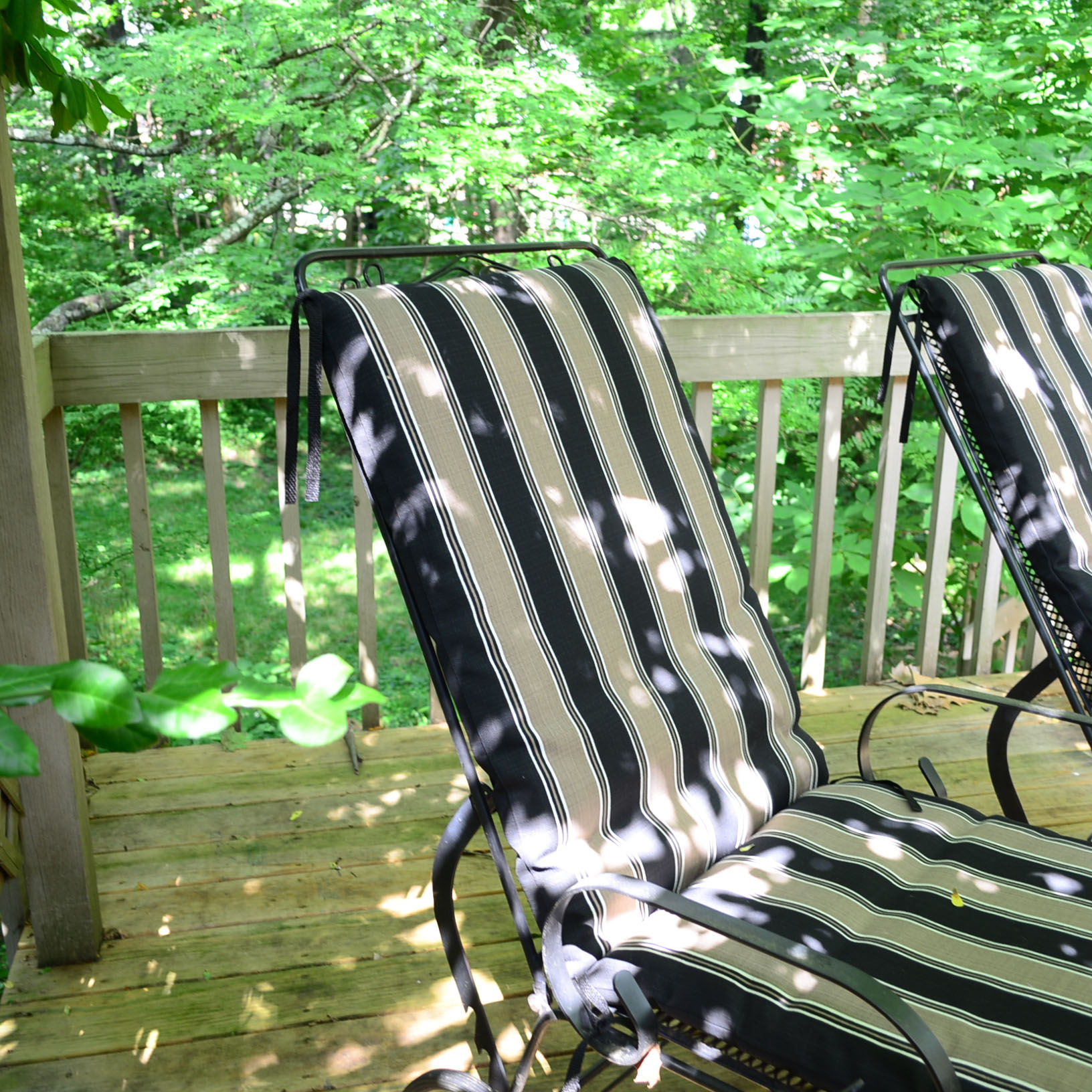 Cast Iron Adjustable Lounge Chairs