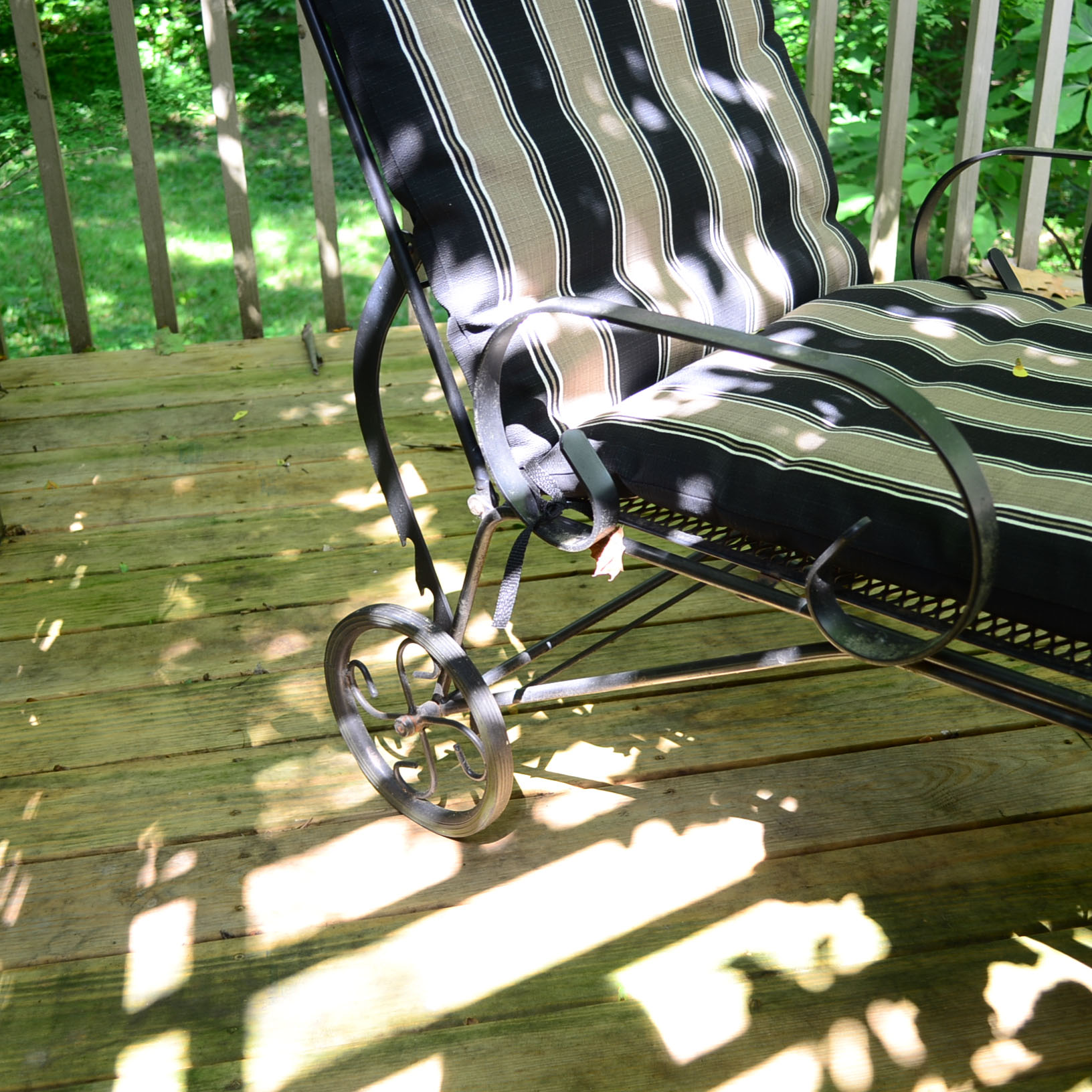 Cast Iron Adjustable Lounge Chairs