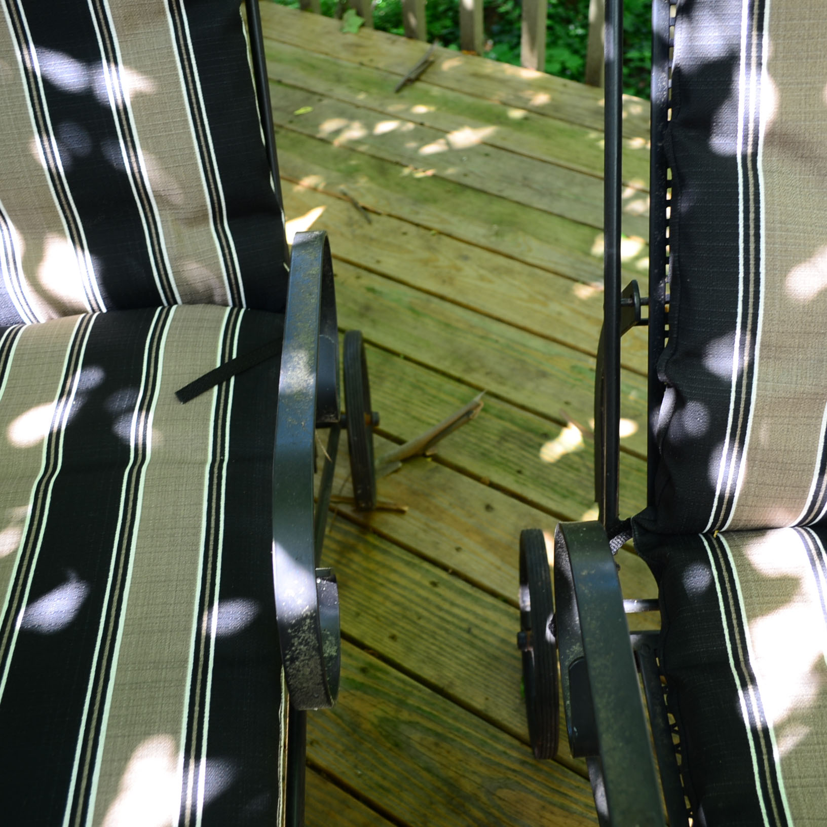 Cast Iron Adjustable Lounge Chairs