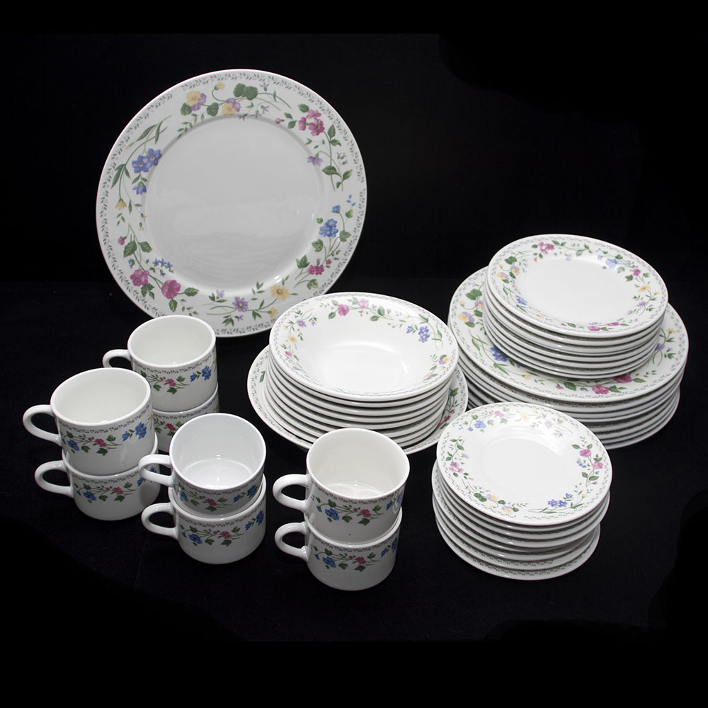Farberware Stoneware "English Garden" Dinnerware