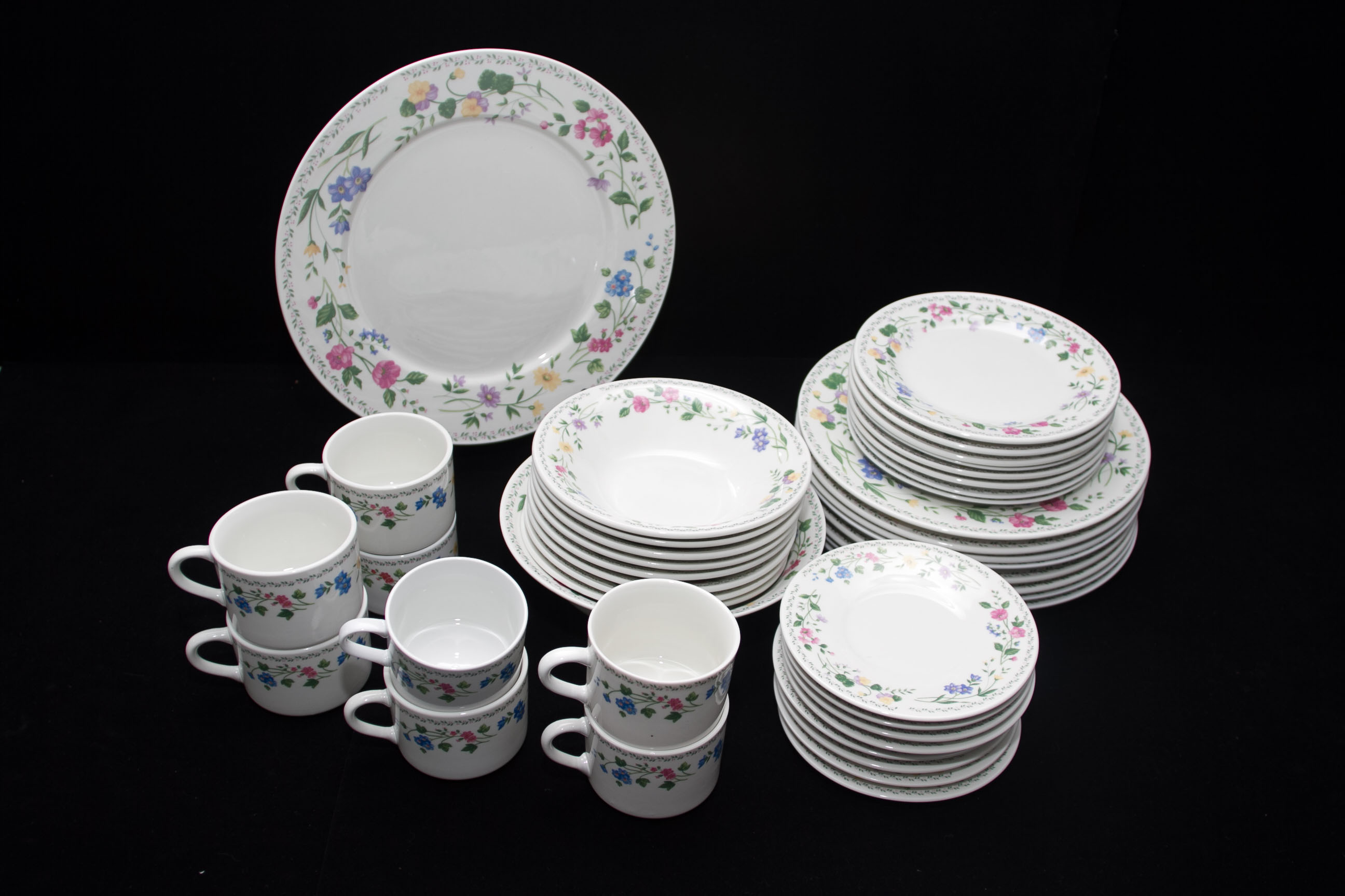Farberware Stoneware "English Garden" Dinnerware