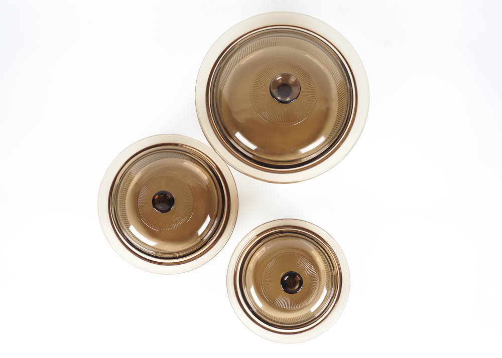 Corningware Vision Brown Glass Cookware