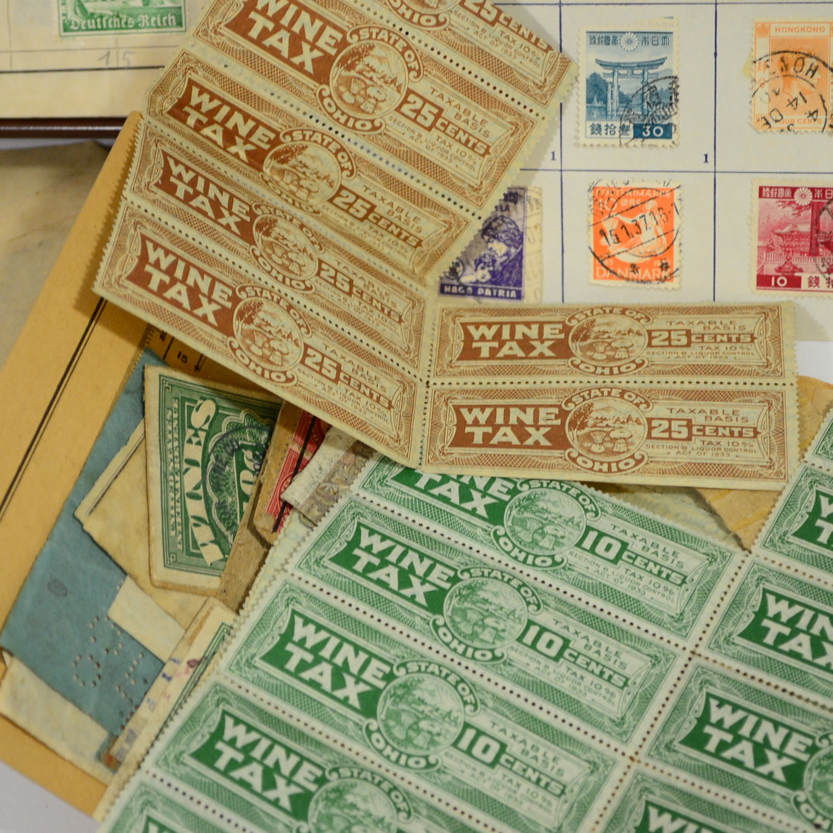 Collection of Vintage Stamps