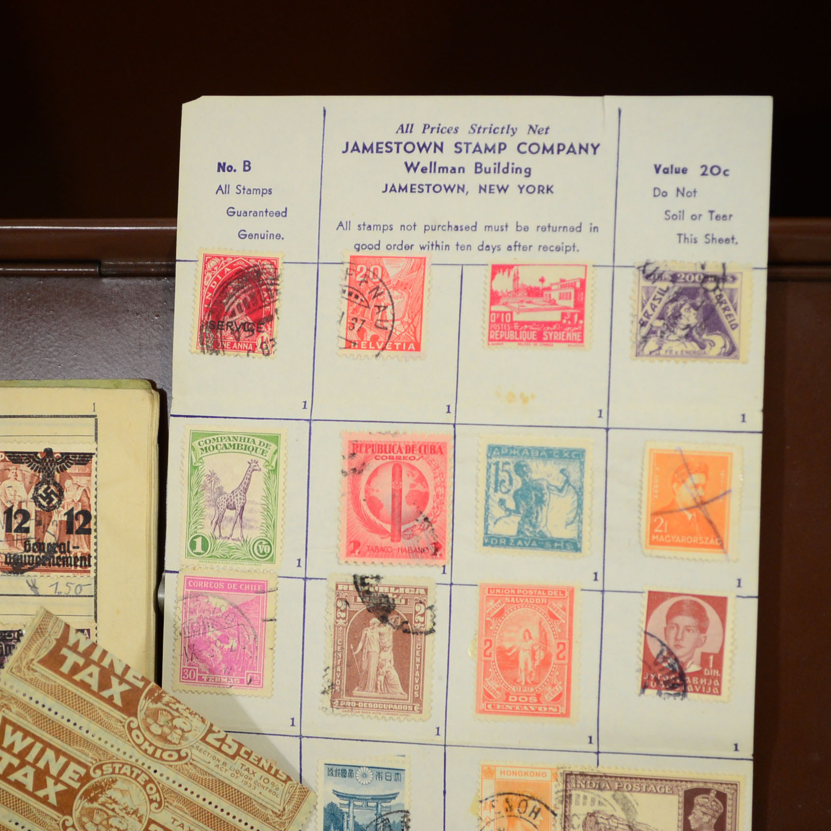 Collection of Vintage Stamps